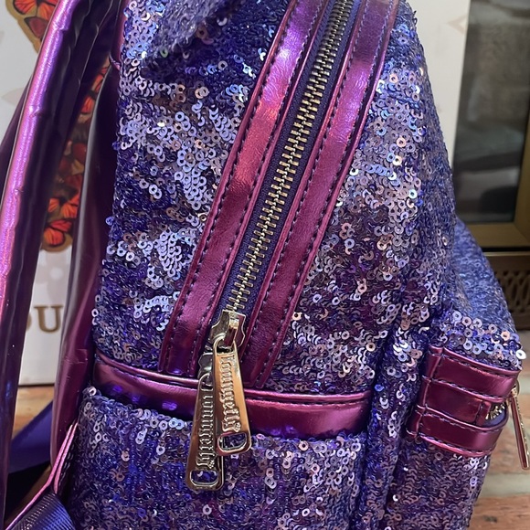 Disney Parks Loungefly Purple Potion Sequined Backpack - Picture 7 of 9